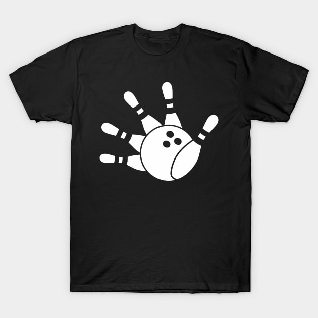 Hey Bowling! (Bowling hand) T-Shirt by aceofspace